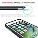 iPhone 7 case, MoboZx [Premium Texture] [Tempered Glass Screen Protector Included] Dual-Layer Slim Protective Anti-Slippery Scratch-Resistant Shockproof Bumper for Apple iPhone 7 (2016) (Black)