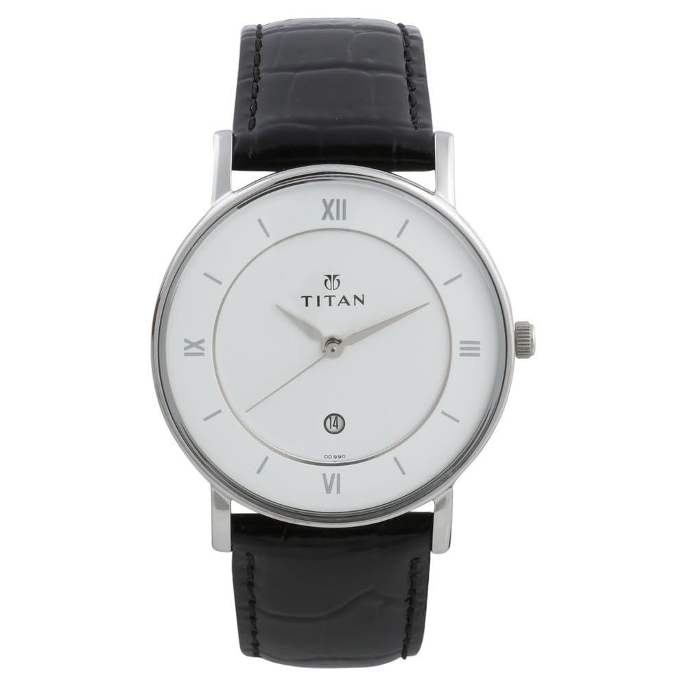 TITAN Analog White Dial Unisex Watch-NF9162SL04
