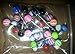 GCIYAEN Pack of 20 Colorful Stainless Steel Ball Barbell Tongue Rings Bars Piercing Cosmetic (Type1:20pcs)