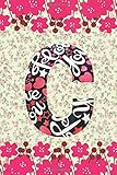 C: Cute Initial flower Monogram Letter C College Ruled Notebook for Girls and Women/Lined Notebook/Diary for Writing/Notebook/Journal/6x9, Soft Cover, ... Girls and Women/120 page/Blank Lined Journal.