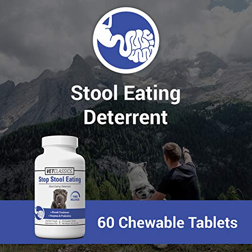 Vet Classics Stop Stool Eating Pet Health Supplement for Dogs Dog