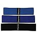 WODsuperstore Resistance Band for Legs & Butt - Hip Booty Circle Bands to Tone Glute, Thighs & HIPS (Blue Trio - Grippy, 3 Pack)