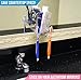 HOME SO Toothbrush & Toothpaste Holder with Suction Cup Hanger - Bathroom Organizer for Toothbrushes, Paste, Razor, Comb - Removable Stick on Mirror or in Shower - Stainless Steel Chrome…