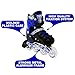 Kids Adjustable Inline Roller Blade Skates Scale Sports Blue Small Sizes Safe Durable Outdoor Featuring Illuminating Front Wheels 905