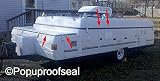 1997-2003 Coleman Fleetwood Roof Seal 41' Rubber Gasket Popup Tent Trailer Plus 15' Storage Bin Seal