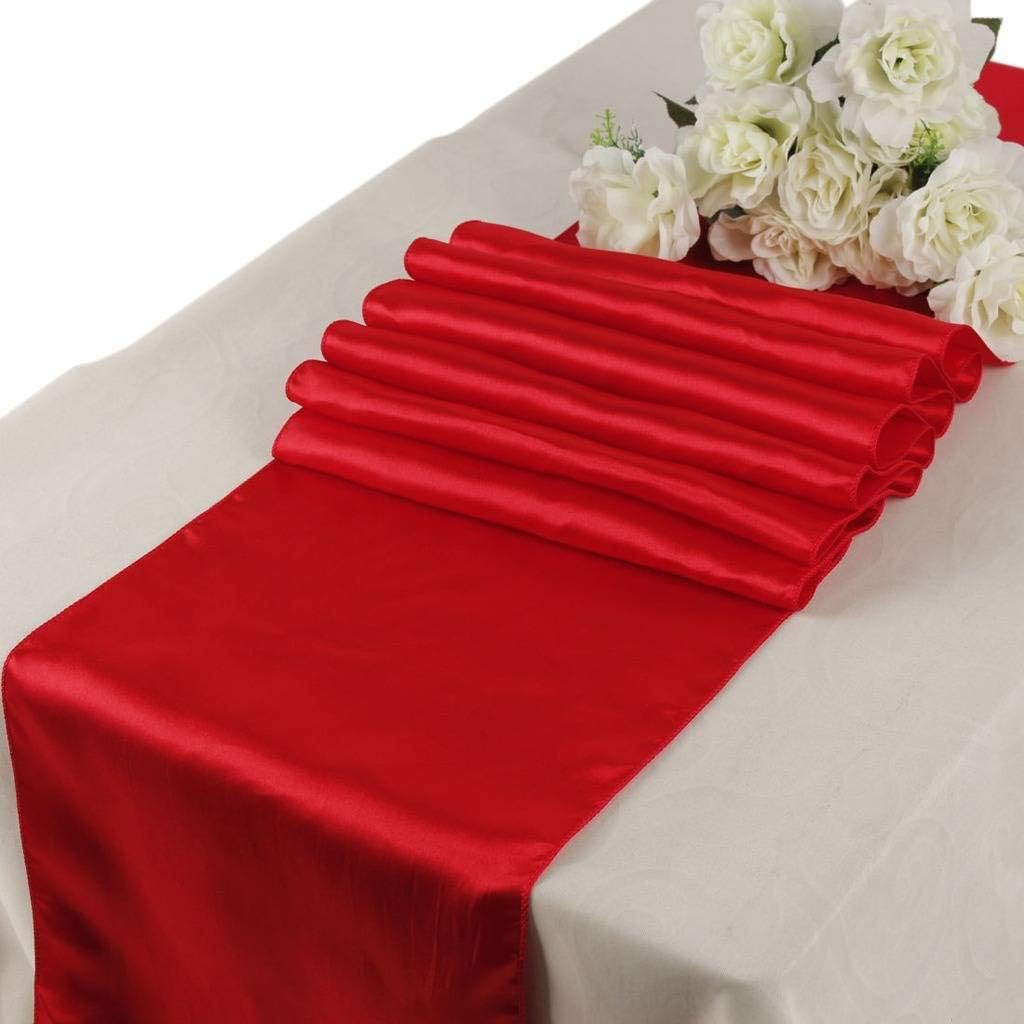 Best banquet table runner red