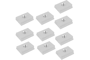 BTMIEY BestTeam 10PCS T-Slider for T-Slot, M6/M8 T-Track Slider Sliding Nut Aluminum Alloy T Slot Nut for Woodworking Tool Jigs Screw Slot Fastener (M8)