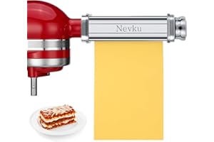 Pasta Roller Sheet attachment for kitchenaid stand mixer, Stainless Steel Pasta Maker accessory Machine