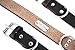Mighty Paw Leather Dog Collar - Genuine Distressed Leather - Strong Metal Buckle - Ultimate Comfort - Modern Style for All Dogs Breeds - Comfort Puppy Collar - (Large - Black)