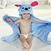 Lucid Land Baby Hooded Towel Blanket Robe and Washcloth - Premium Quality Stitch Towel for Boys and Girls - Soft and Suitable for All Toddlers and Infants