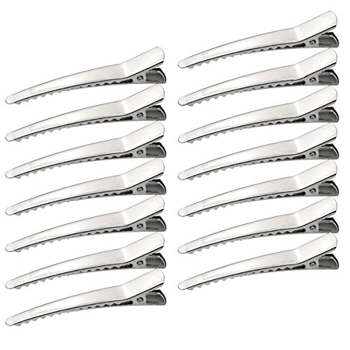 50 Pack 2.36inches Hair Clips, Marrywindix Silver Metal 