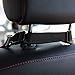 Skybox Dog Booster Seat for Cars with Seat Belt Tether, Black/Orange