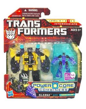Transformers Power Core Combiners Sledge with Throttler