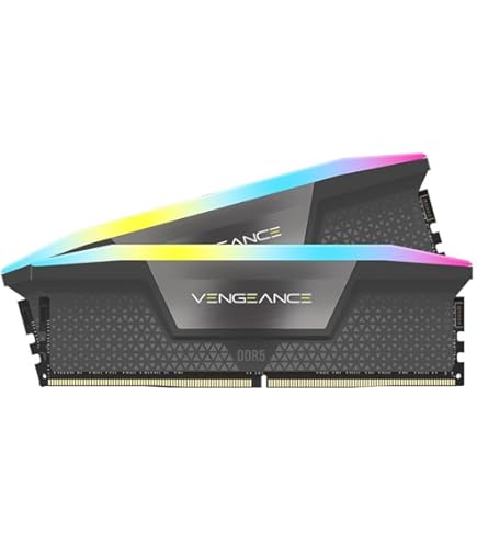 CORSAIR Vengeance RGB DDR5 32GB (2x16GB) 6000MHz CL36 Desktop RAM