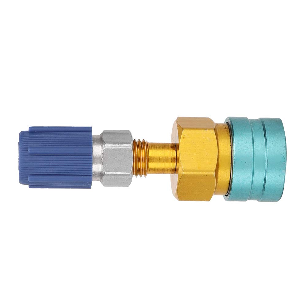 Conditioner Quick Adapter Car R1234YF to R134A Low Side Quick Coupler Adapter Car Conditioning Fitting Conditioning Line Repair Tools Retrofit Fitting Adapter Kit