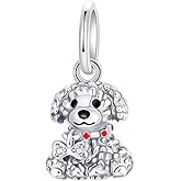 BIZK 925 Sterling Silver Charm Fits Bracelets and Necklaces Charms for Women Fashion Jewelry for Women, Lover, Mother and Friend