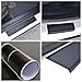 Door Sill Protector Film fit Volkswagen Amarok 2010- Black Carbon Fiber Texture Decals Vinyl Wrap Scuff Protection Entry Guard 4 pcs Kit