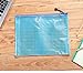 20 Pcs A4 Plastic Mesh Zip File Folder Document Pouches