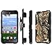Huawei Raven LTE / H892L Case, [NakedShield] [Black/Black] Heavy Duty Holster Armor Tough Case + [Screen Protector] - [Hunter Camouflage] for Huawei Raven LTE /H892L