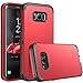 Galaxy S8 Plus Case, E LV Shock Absorption / High Impact Resistant Full Body Hybrid Armor Protection Defender Case Cover for Samsung Galaxy S8 Plus - [RED/BLACK]