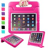 AVAWO Kids Case for 9.7" iPad 2 3 4 (Old Model) - Light Weight Shock Proof Convertible Handle Stand Kids Friendly for iPad 2, iPad 3rd Generation, iPad 4th Generation Tablet - Magenta/Rose