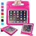AVAWO Kids Case for 9.7" iPad 2 3 4 (Old Model) - Light Weight Shock Proof Convertible Handle Stand Kids Friendly for iPad 2, iPad 3rd Generation, iPad 4th Generation Tablet - Magenta/Rose primary