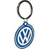 Nostalgic-Art Retro keychain, &Oslash; 1.6", VW &ndash; Logo &ndash; VW Bus Gift idea, Official License Product (OLP), made of metal, vintage design