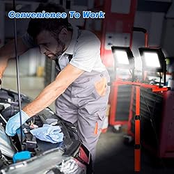 20000 Lumen LED Work Light with Stand 200W 5000K