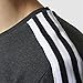 adidas Originals Men's Tops Curated Tee, Black Melange, Large