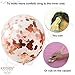 Large 18 Inch, Rose Gold Confetti Balloons Kit – Pack of 20 | Rose Gold Metallic Balloons for Birthday, Baby Shower, Wedding | Chrome Rose Gold Balloons for Bachelorette Rose Gold Party Decorations