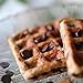 KNOW Foods Gluten Free Waffles, Chocolate Chip, Low Carb, Keto + Paleo Friendly - 4 count (Frozen)