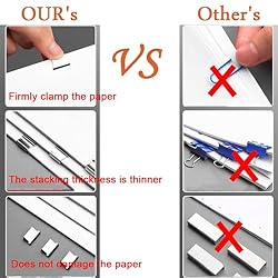 DSBGKJI 2 PCS Handheld Reusable Creative Stapler