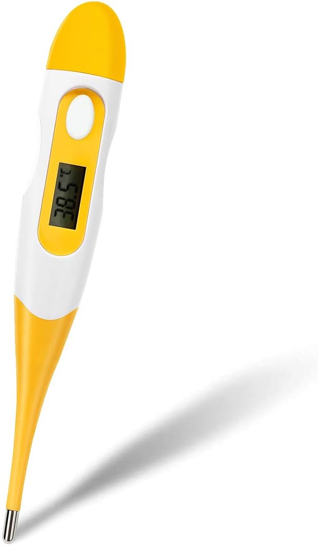 Digital Thermometer, Rectal and Oral Armpit Thermometer for Adults and Babies, High Precision Thermometer for Fever, Accurate and Fast Readings (1pcs)