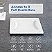 Bathroom Weight Scale, VICOODA Smart Digital Bluetooth Body Fat Scale with iOS, Android APP, BMI Wireless Weighing Body Composition Analyzer for Fat, BMI, BMR, Muscle Mass, Water, 400 lbs, White