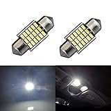 JDM ASTAR Extremely Bright EX Chipsets Error Free 1.25 inches 31mm DE3175 DE3021 DE3022 3175 LED Bulbs, Xenon White