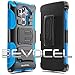 Evocel Generation Series Phone Case Compatible with G Vista 2 (2015 Release) with HD Screen Protector and Belt Clip Holster, Blue