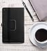 Poetic SlimFolio All New Amazon Fire 7 2017 Case Slim Leather Stand Folio Case with Auto Wake/Sleep for Amazon Fire 7 (7th Generation, 2017 Release) Black