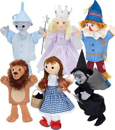 HearthSong Wizard of Oz Costumed Puppets Special, Set of 6