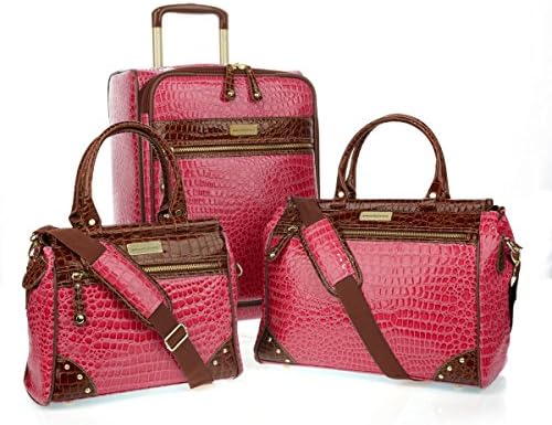 Samantha Brown 3-Piece Classic Luggage Set - Watermelon