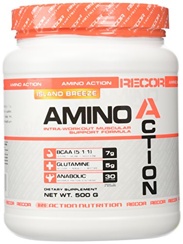 Reaction nutrition recor amino action intra-workout mus…
