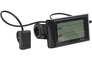 ABS SW900 Electric Bike LCD Display Meter - 24V 36V 48V 60V - 6Pin Portable with Waterproof Connector