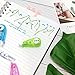 Allydrew Novelty Sticker Machine Pens, Decorative DIY Stationery Supplies for Home Office School, Nature