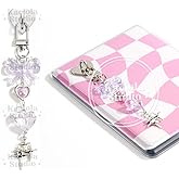 Kaciola Charms for E-reader, Cute Phone Charm Chains Bracelets Accessories for Readers Booklovers Women Men, Charms Compatible for E-Reader/Phone/Paper White (C01-C05)