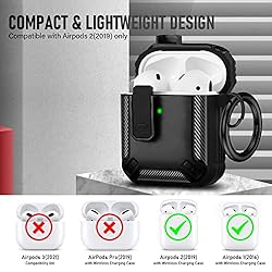 Youskin for Airpod 1st Generation Case Secure Lock