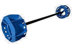 Aquastrength Aquatic Barbell - Blue (ASBBB) - Functional Pool Exercise Equipment | Water Weights | Includes Online Link to Access Barbell 360 Workout Program