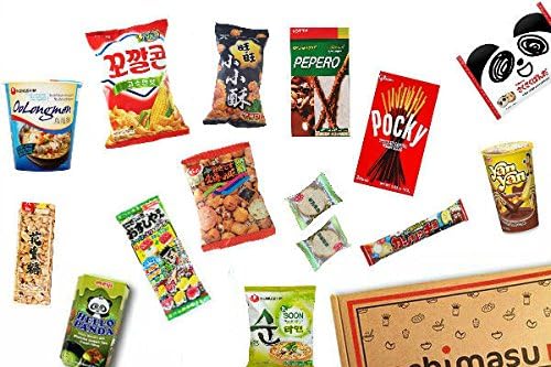Asian Snack Box/Hamper by Chimasu (Includes Japanese, Korean, Chinese Snacks and more) (Chimasu Box - Variety 2 (Standard Box without Tea))