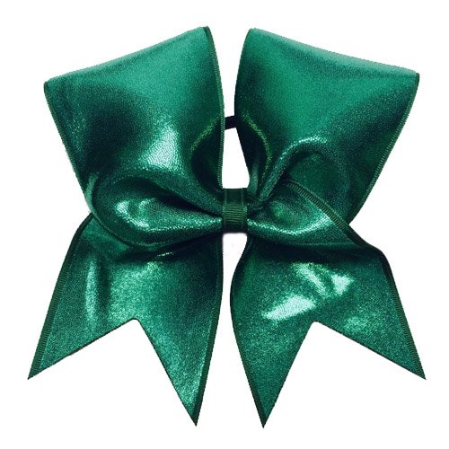 Chosen Bows Kelly Green Big Shimmer Cheer Bow