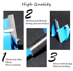 Utoolmart Forstner Drill Bit, 90mm Cemented Carbide