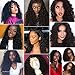 Brazilian Human Hair Wigs Deep Wave Lace Front Wigs 150% Density Glueless Natural Hairline Curly Wigs Wet and Wavy Lace Front Wig Human Hair with Baby Hair Lace Frontal Wigs for Black Women 16 Inch