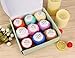 Bath Bomb Gift Set(9 X 4.02 oz/114g), Bath Bombs Kit Fizzy Spa to Moisturize Dry Skin,Handmade Bath Balls with Organic Essential Oils for Kids,Mother,Valentine
